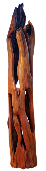 Holzskulptur Eule